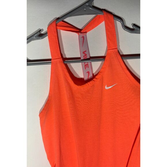 Nike Dri-FIT Women’s Orange Racerback Tank Top Size Small Athletic Shirt - Picture 2 of 4